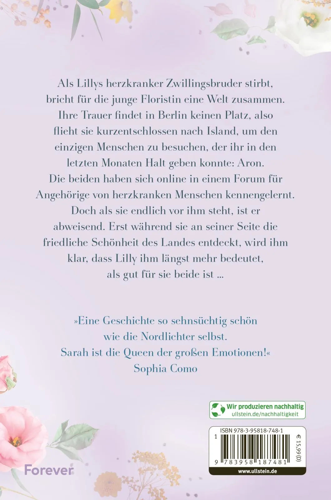 Rückseite: Glow Like Northern Lights (Paperback)