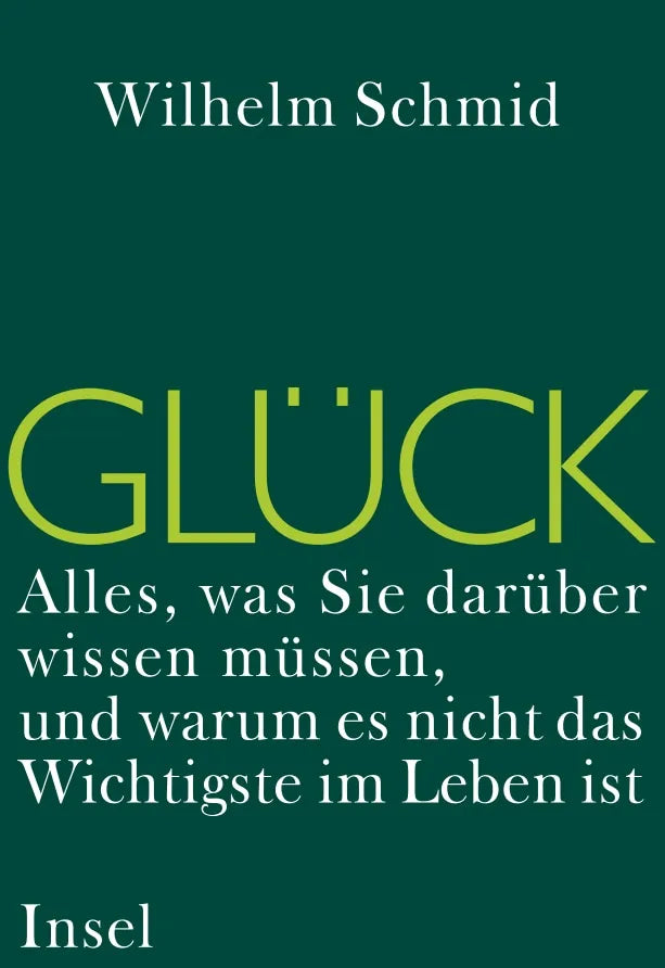 Buchcover von 'Glück' - Gebundene Ausgabe von Wilhelm Schmid