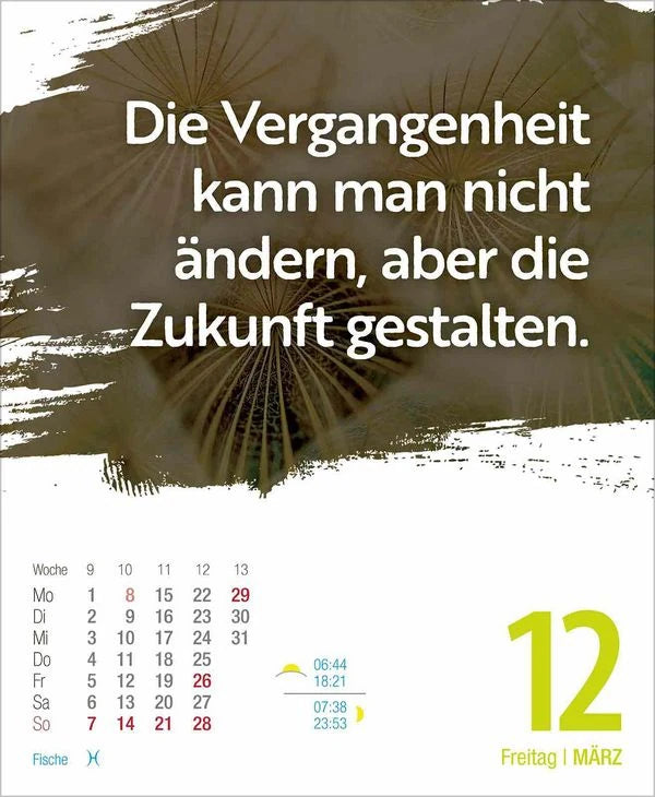 Glückskalender 2027 – Ansicht
