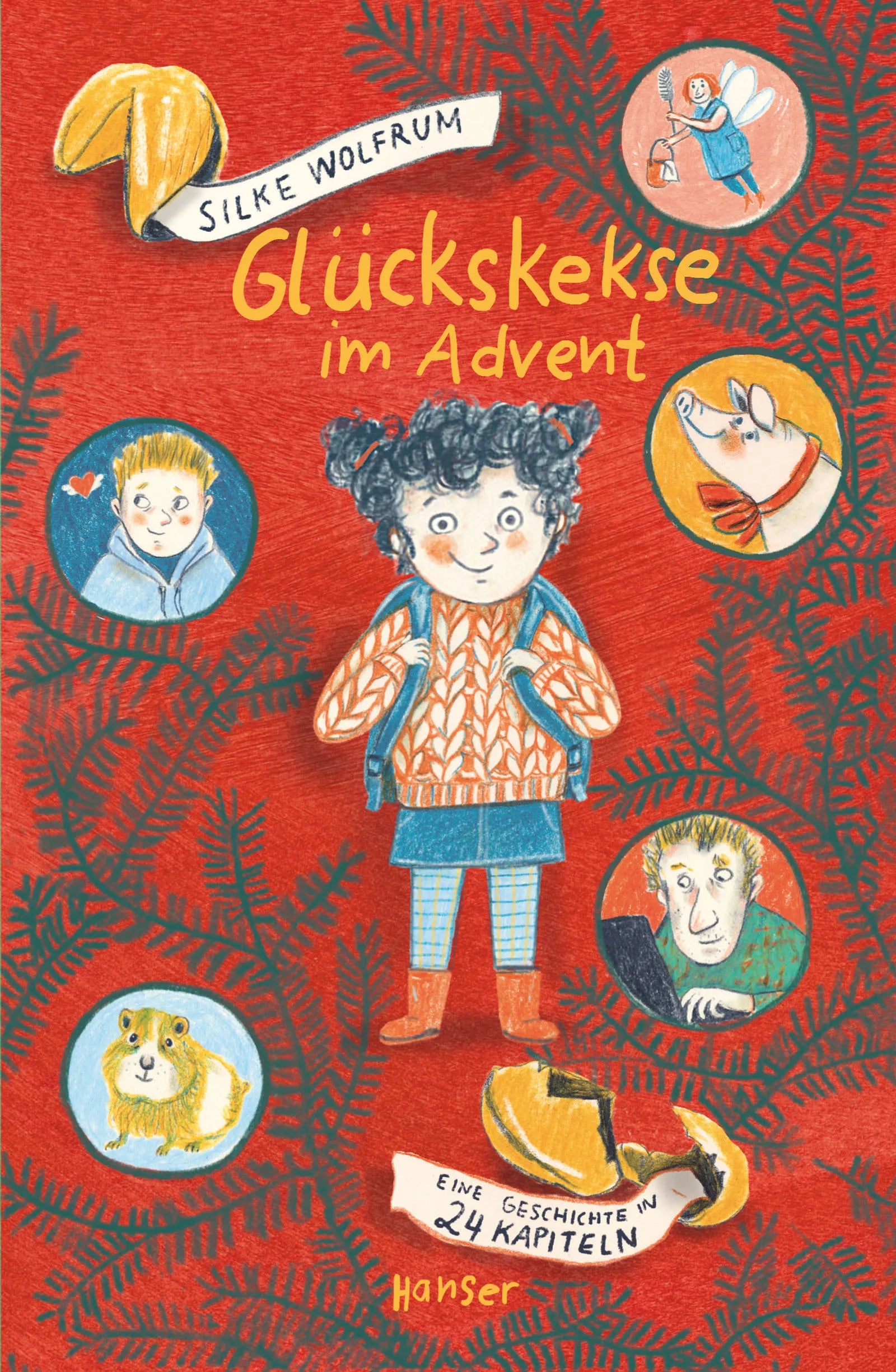 Buchcover von 'Glückskekse im Advent' - Gebundene Ausgabe von Silke Wolfrum