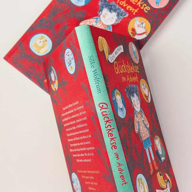 Produktansicht: Glückskekse im Advent (Gebundene Ausgabe)