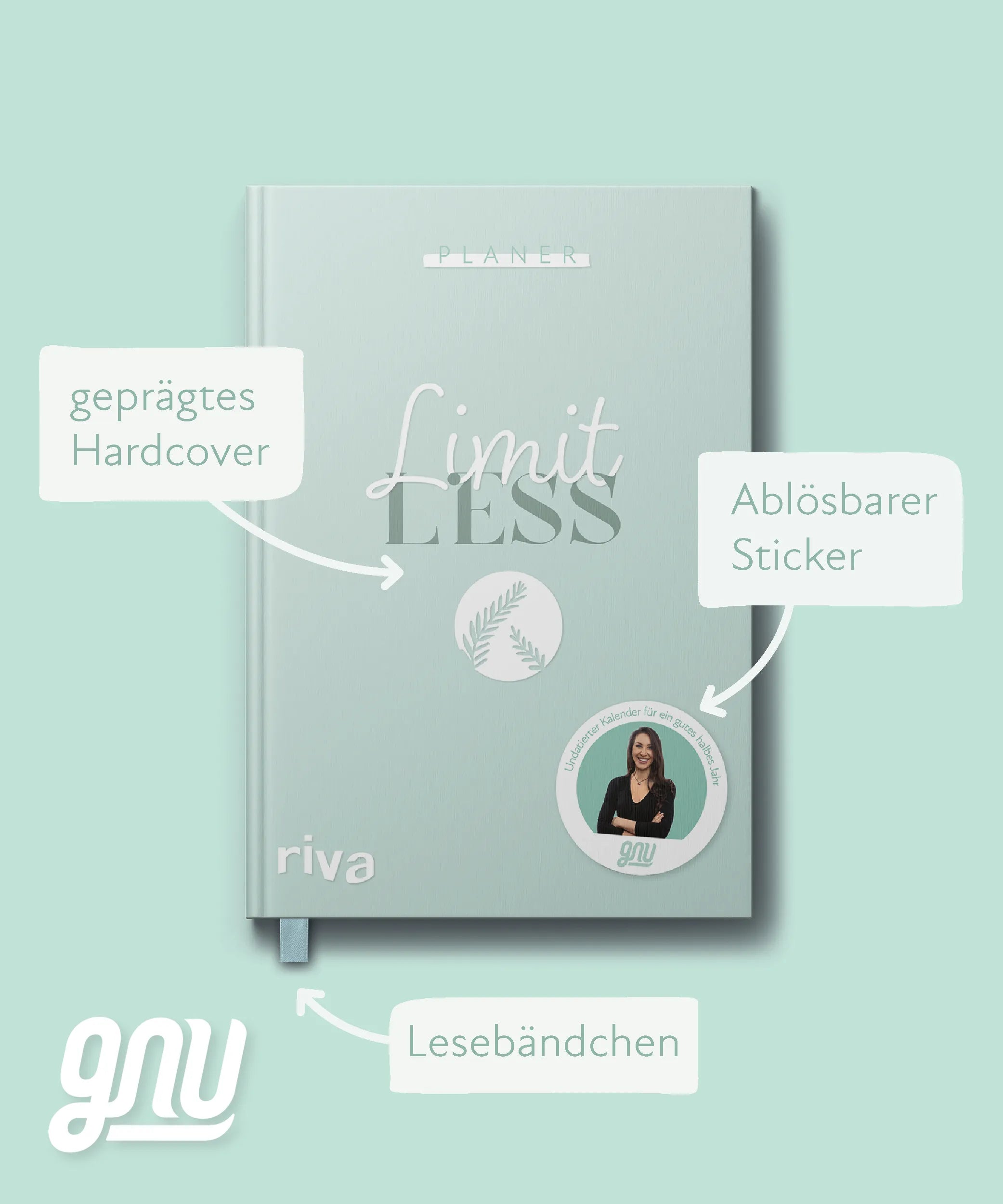 Innenansicht von 'Gnu – Limitless Kalender' - Gebundene Ausgabe