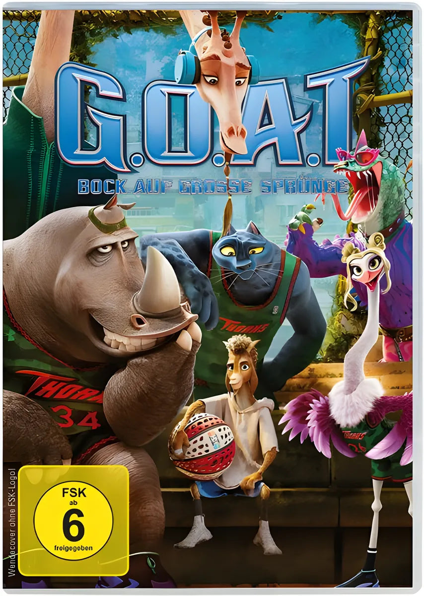 DVD-Cover: G.O.A.T. - Bock auf große Sprünge. Regie: Tyree Dillihay