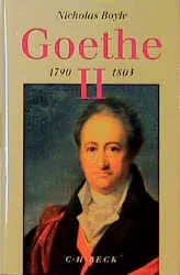 Buchcover von 'Goethe Bd. 2: 1790-1803' - Gebundene Ausgabe von Nicholas Boyle