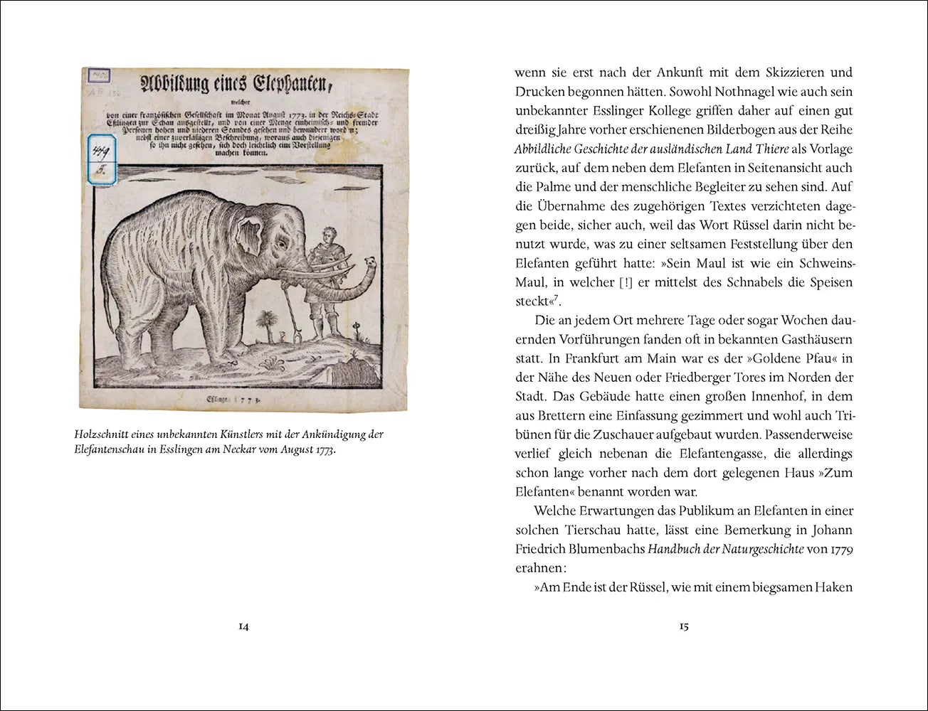 Produktansicht: Goethes Elefanten (Gebundene Ausgabe)