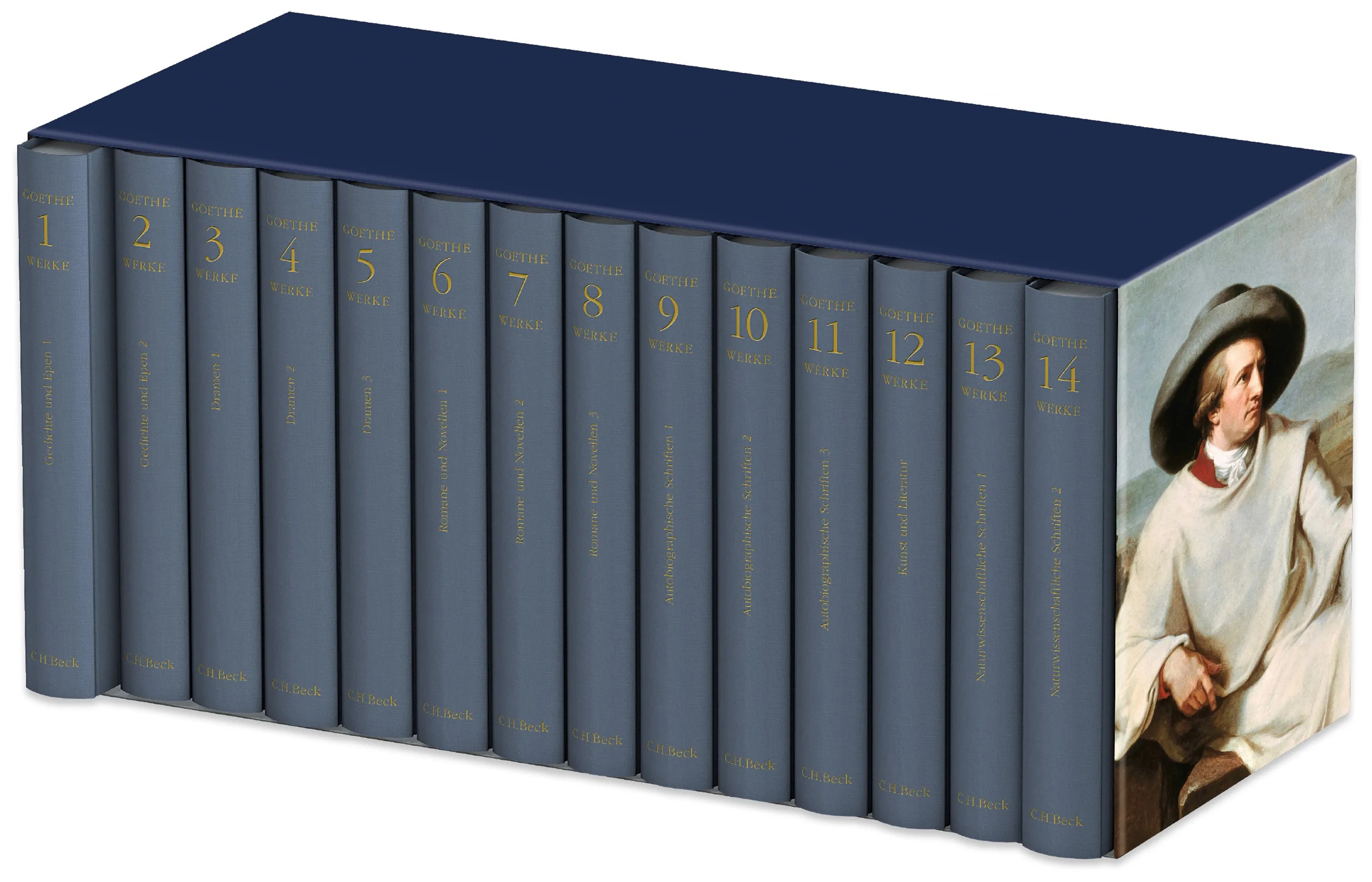 Buchcover von 'Goethes Werke' - Gebundene Ausgabe von Johann Wolfgang Goethe
