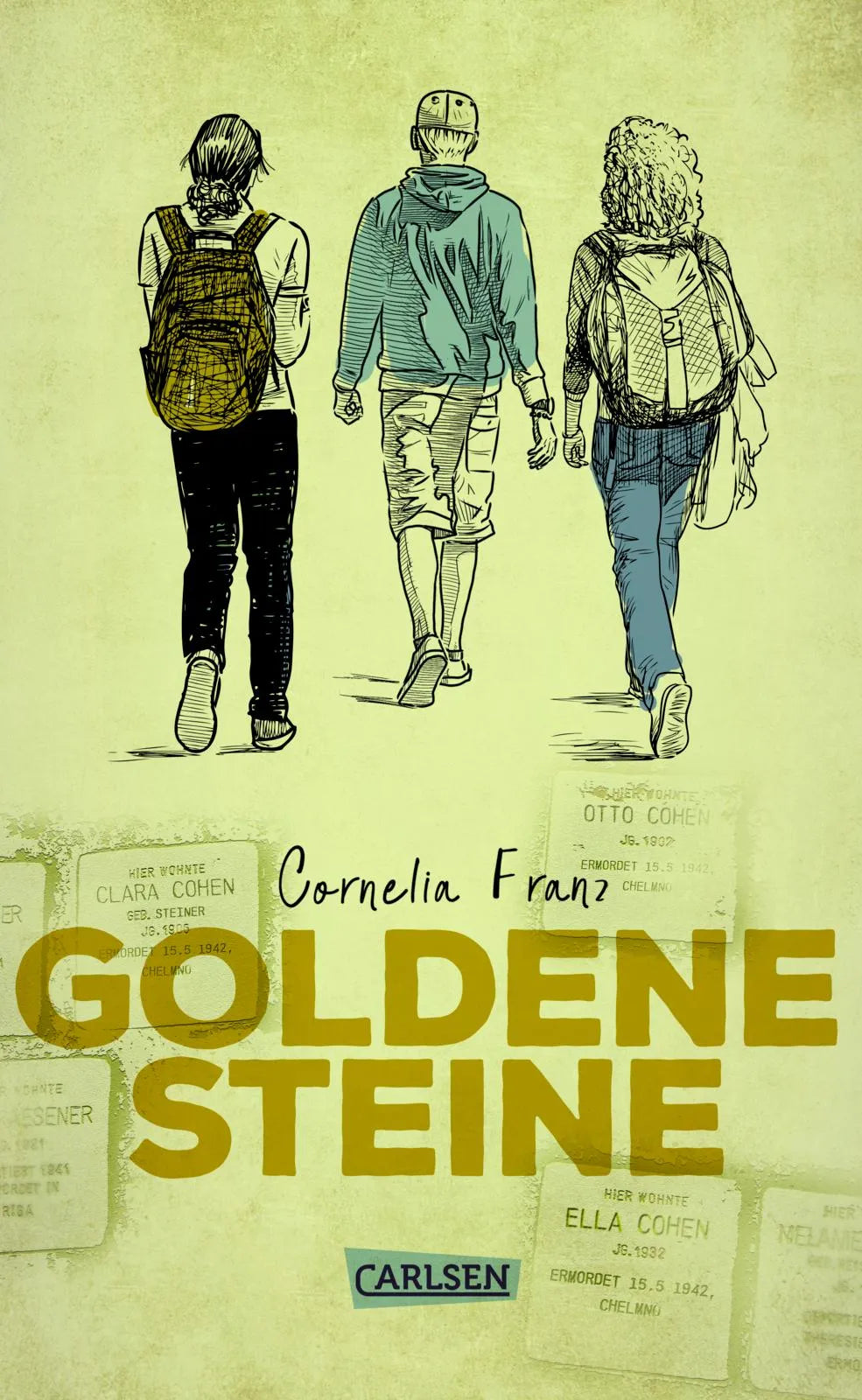 Buchcover von 'Goldene Steine' - Gebundene Ausgabe von Cornelia Franz
