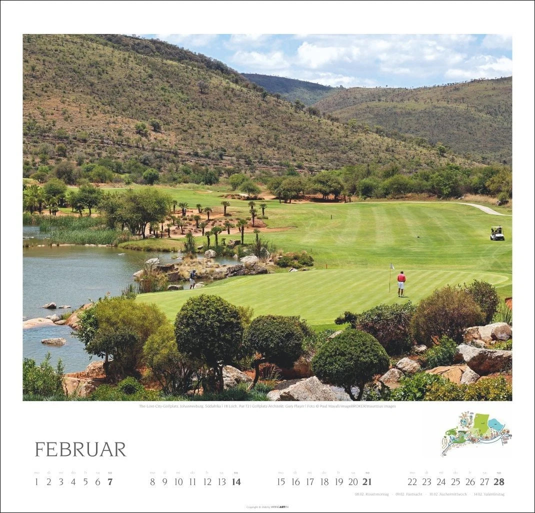 Golf Kalender 2027 – Ansicht