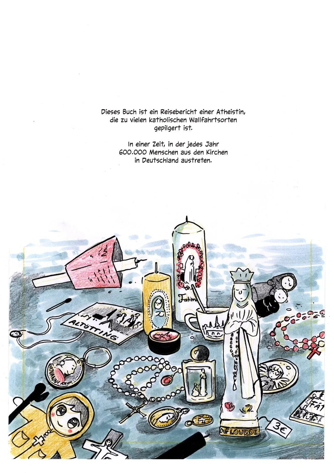 Detailansicht: Gottlos pilgern (Hardcover)