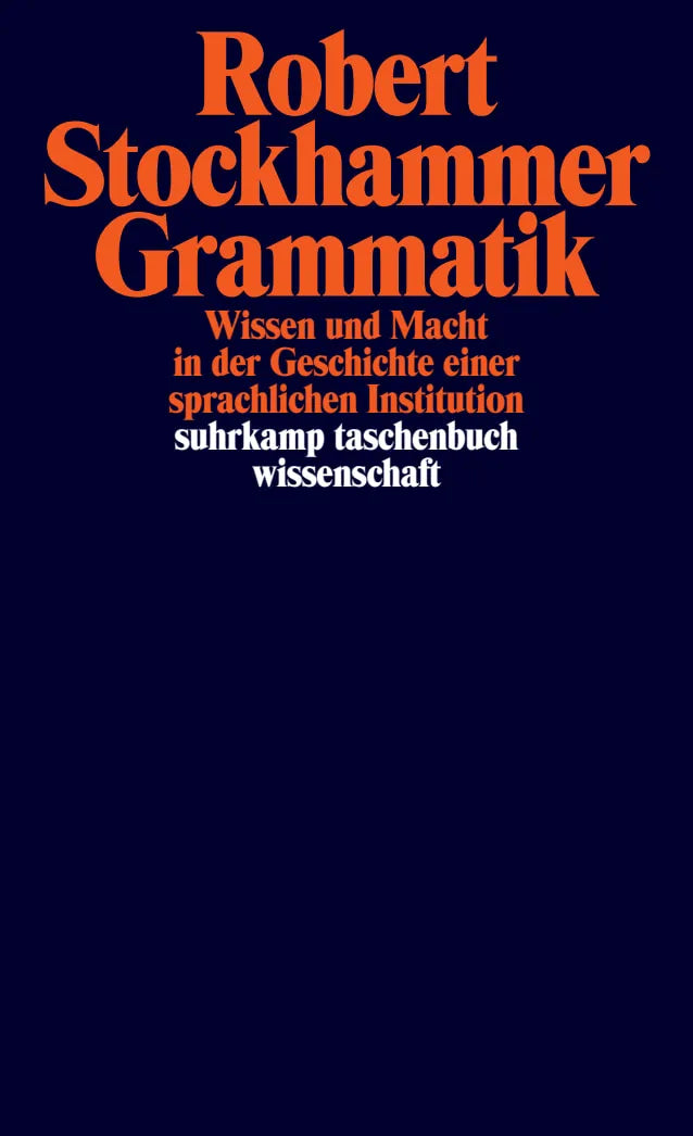 Buchcover von 'Grammatik' - Taschenbuch von Robert Stockhammer