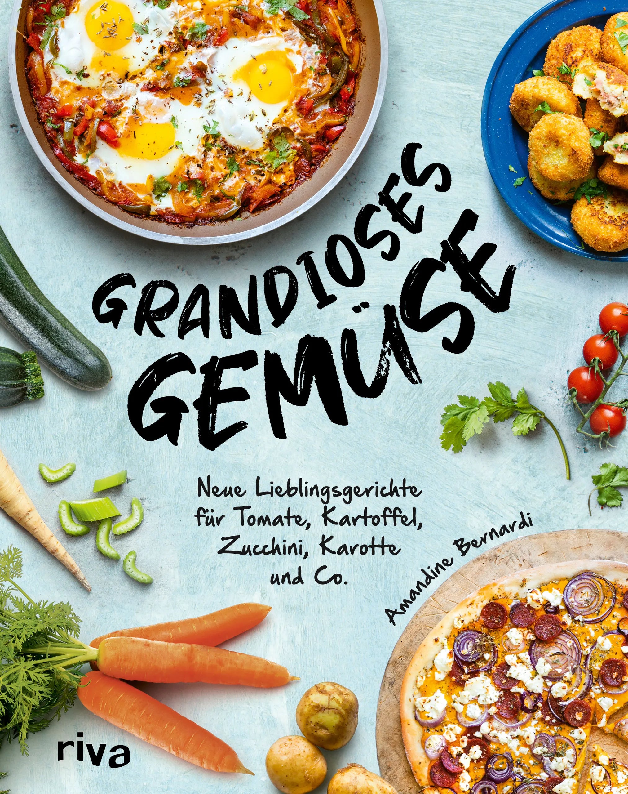 Buchcover von 'Grandioses Gemüse' - Gebundene Ausgabe von Amandine Bernardi