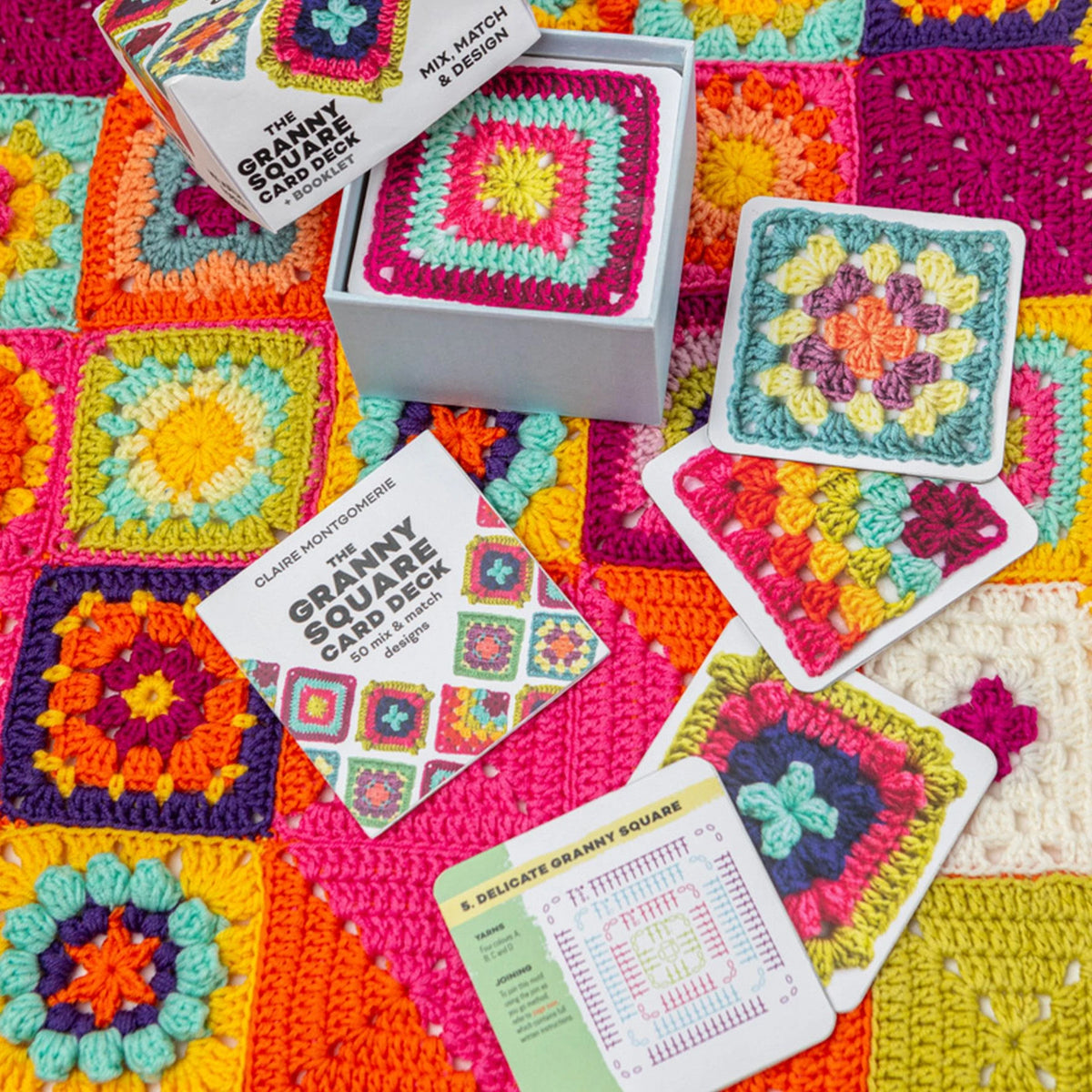 Granny Square Häkel-Karten (Deutsche Ausgabe) – Ansicht