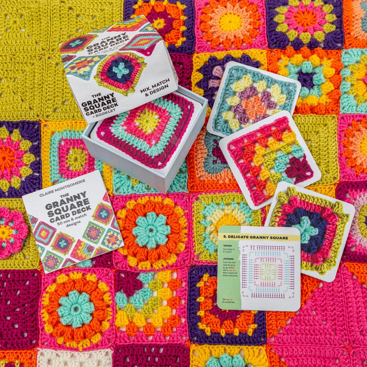 Granny Square Häkel-Karten (Deutsche Ausgabe) – Ansicht