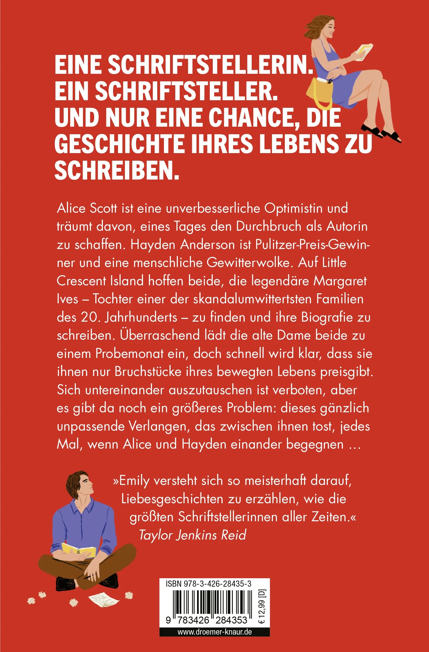 Buchrückseite von 'Great Big Beautiful Life' mit Klappentext - Taschenbuch