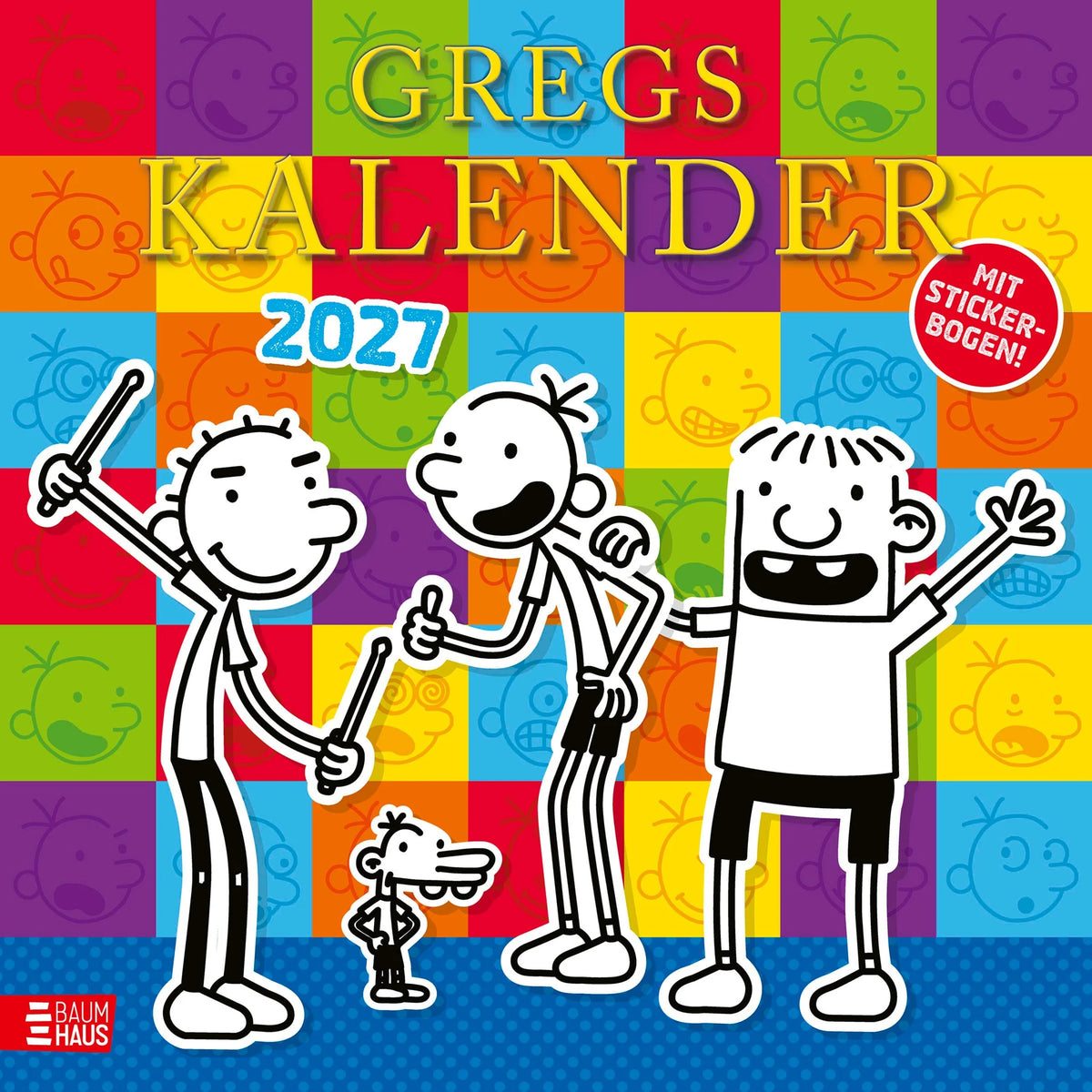 Wandkalender: Gregs Kalender 2027