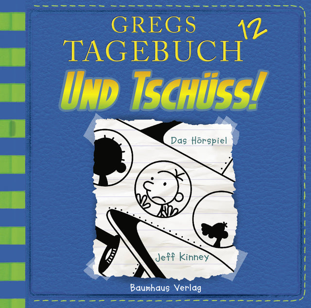 Buchcover von 'Gregs Tagebuch 12 - Und tschüss!' - Hörbuch (CD) von Jeff Kinney