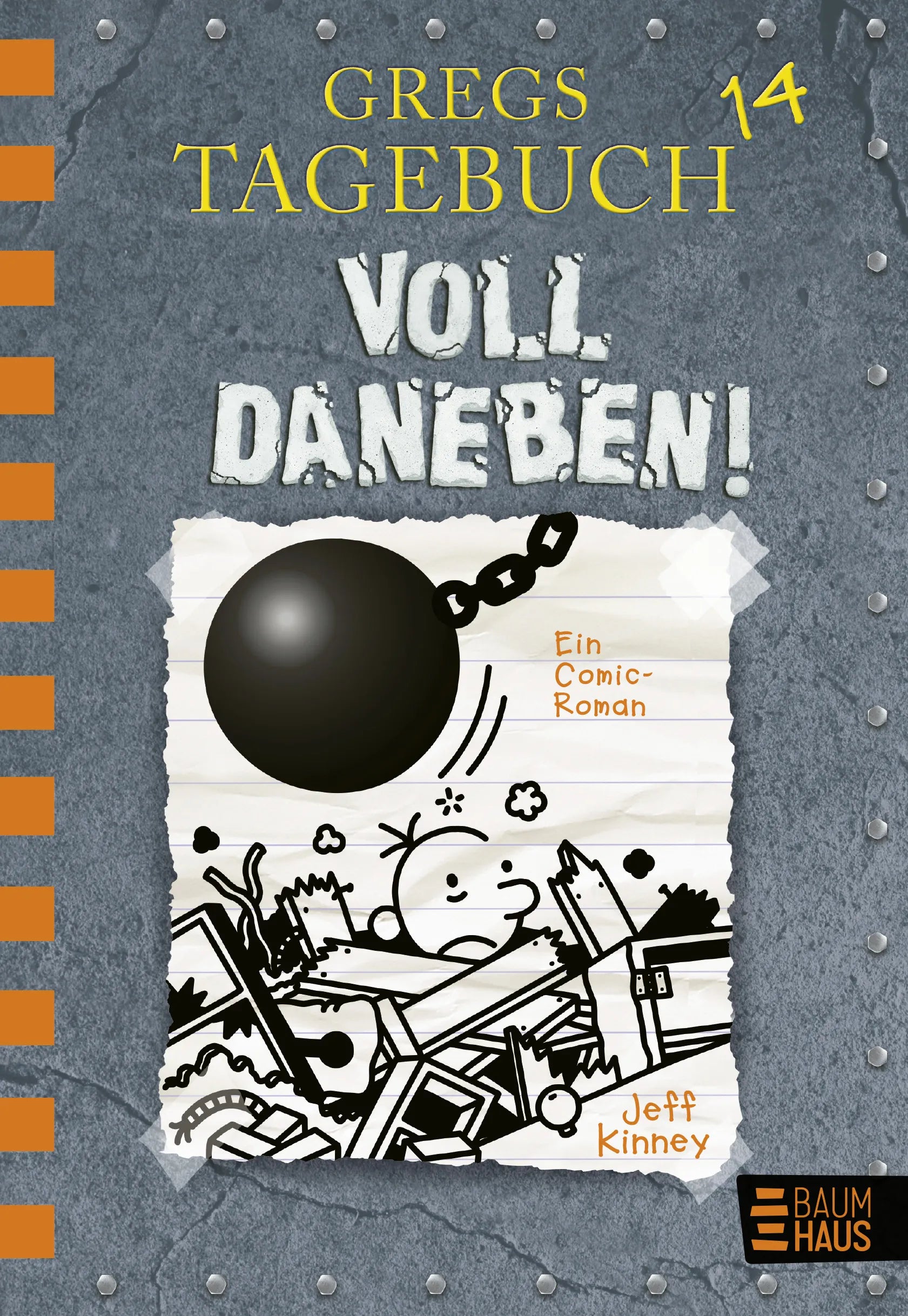 Buchcover von 'Gregs Tagebuch 14 - Voll daneben!' - Gebundene Ausgabe von Jeff Kinney