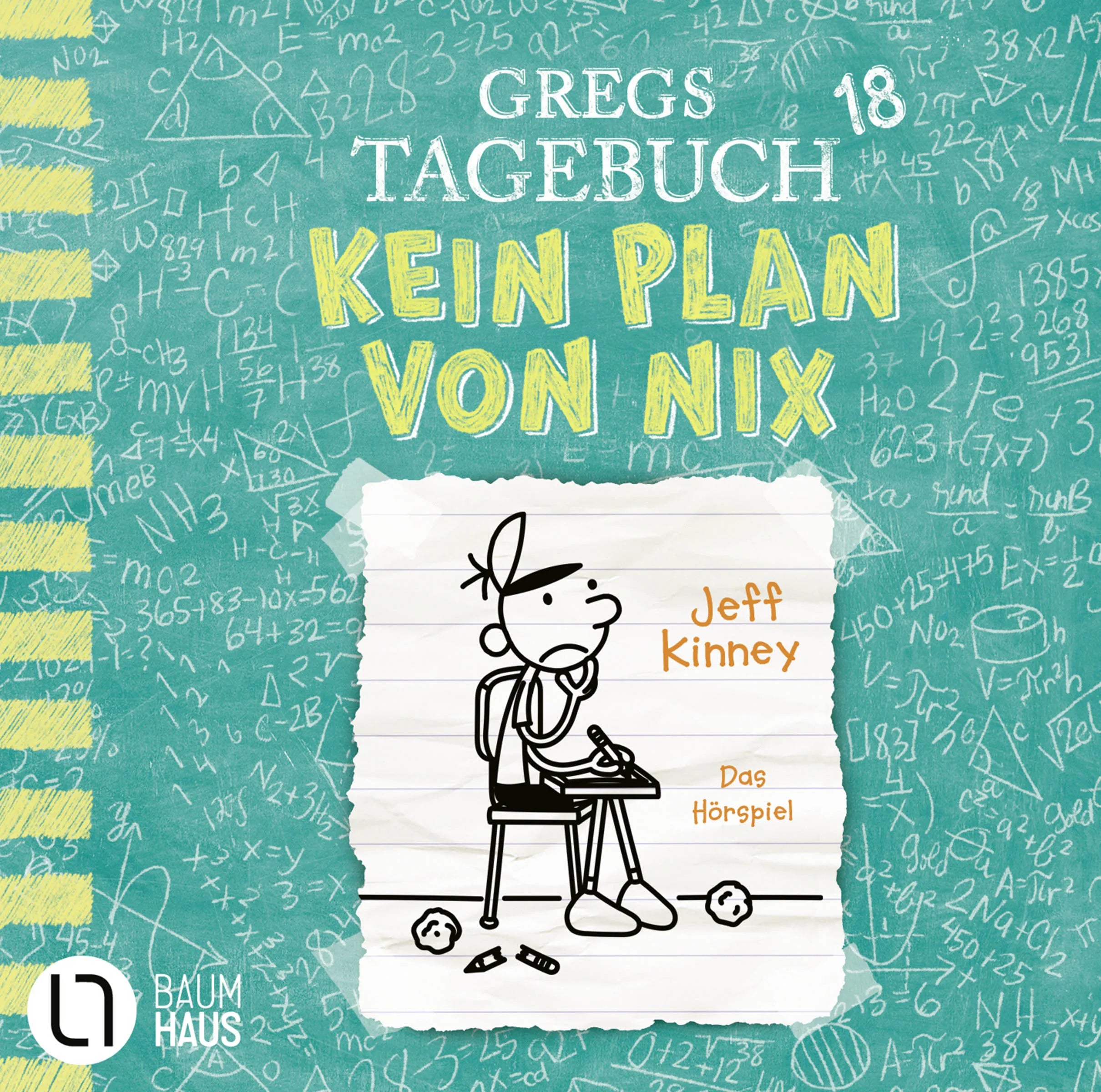 Buchcover von 'Gregs Tagebuch 18 - Kein Plan von nix' - Hörbuch (CD) von Jeff Kinney