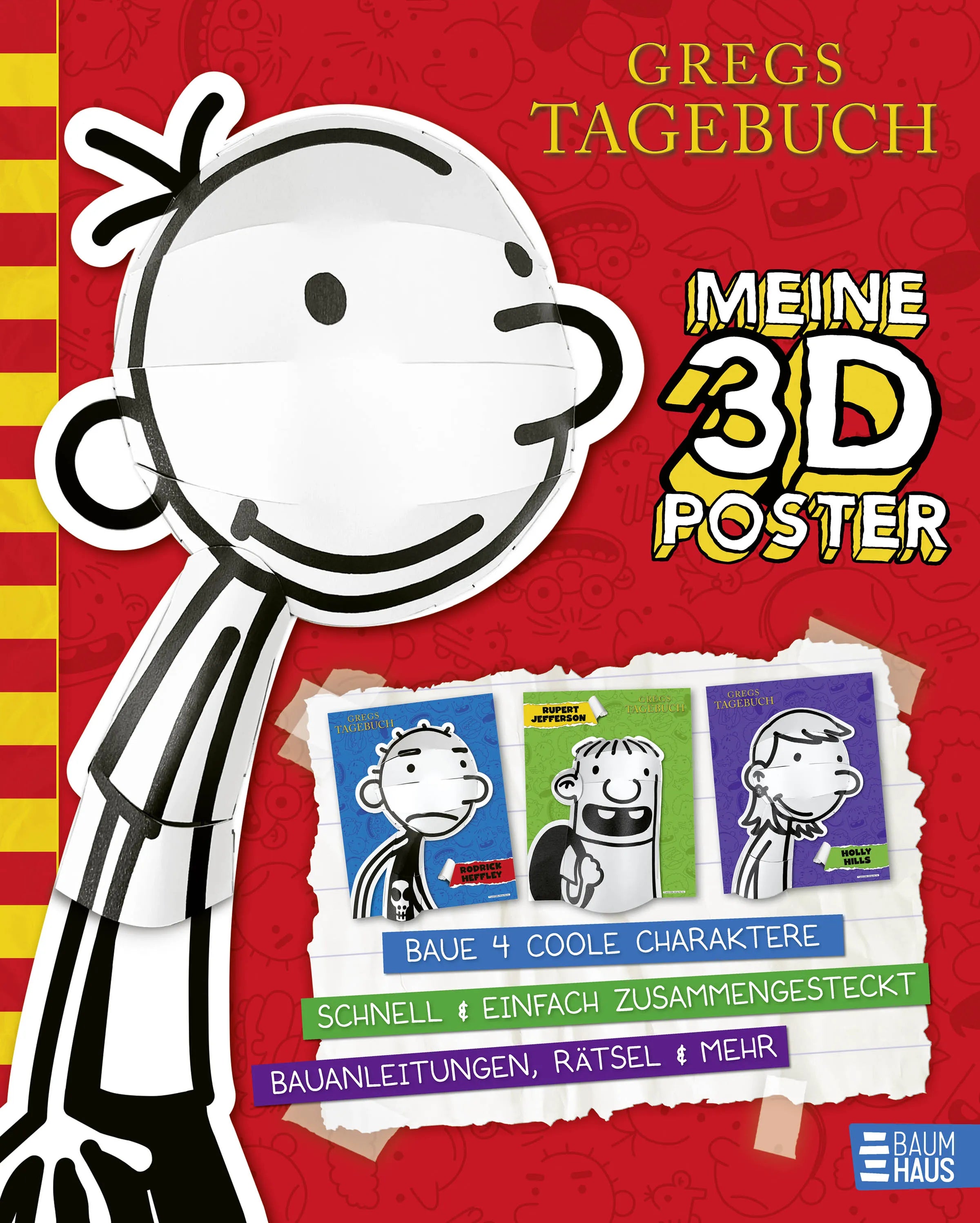 Buchcover von 'Gregs Tagebuch - Meine 3D-Poster' - Taschenbuch von Jeff Kinney
