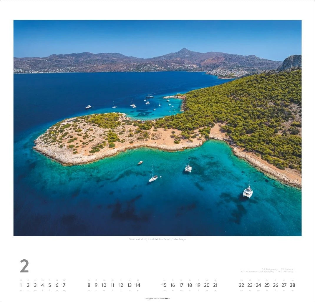 Griechische Inseln Kalender 2027 - Im Land der Götter – Ansicht