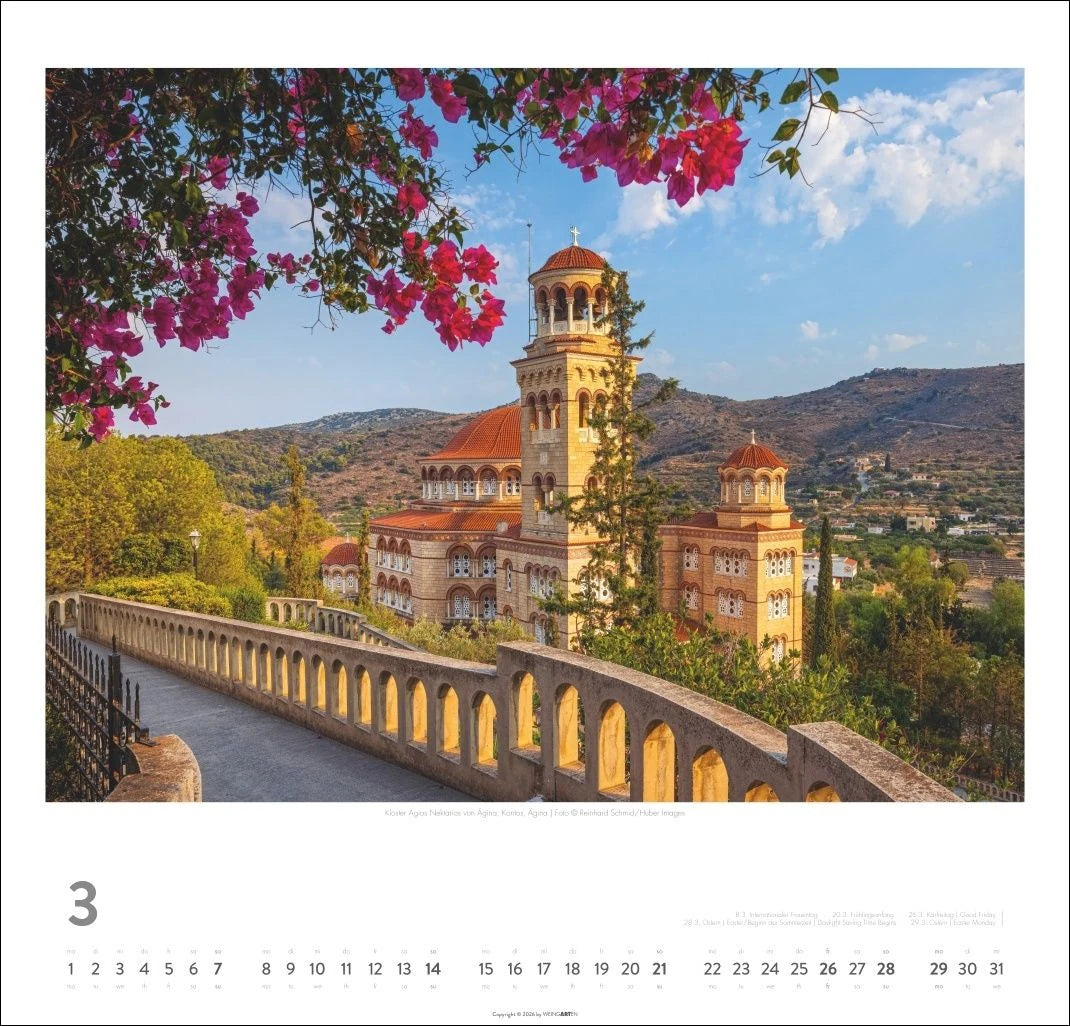 Griechische Inseln Kalender 2027 - Im Land der Götter – Ansicht