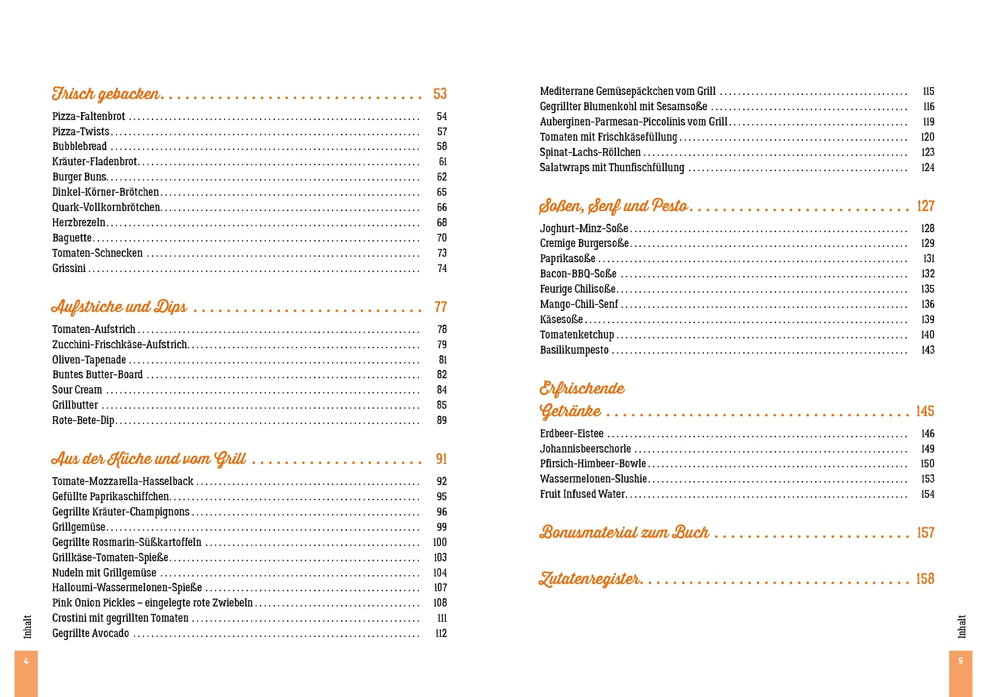 Innenansicht von 'Grillen: Die perfekten Beilagen' - Taschenbuch