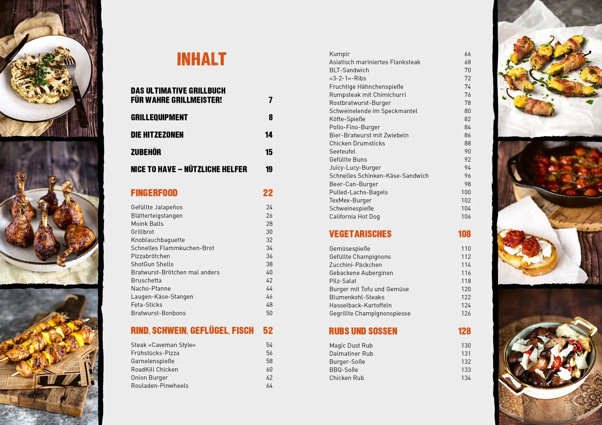Innenansicht von 'Grillen für Kerle' - Taschenbuch