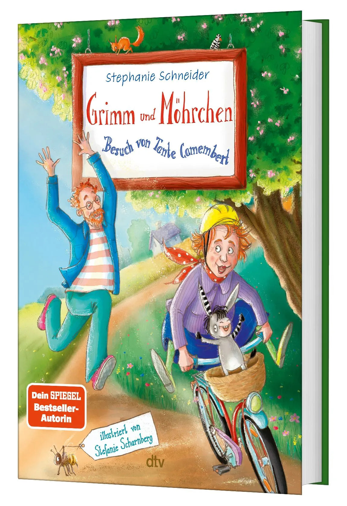 Detailansicht: Grimm und Möhrchen – Besuch von Tante Camembert (Hardcover)