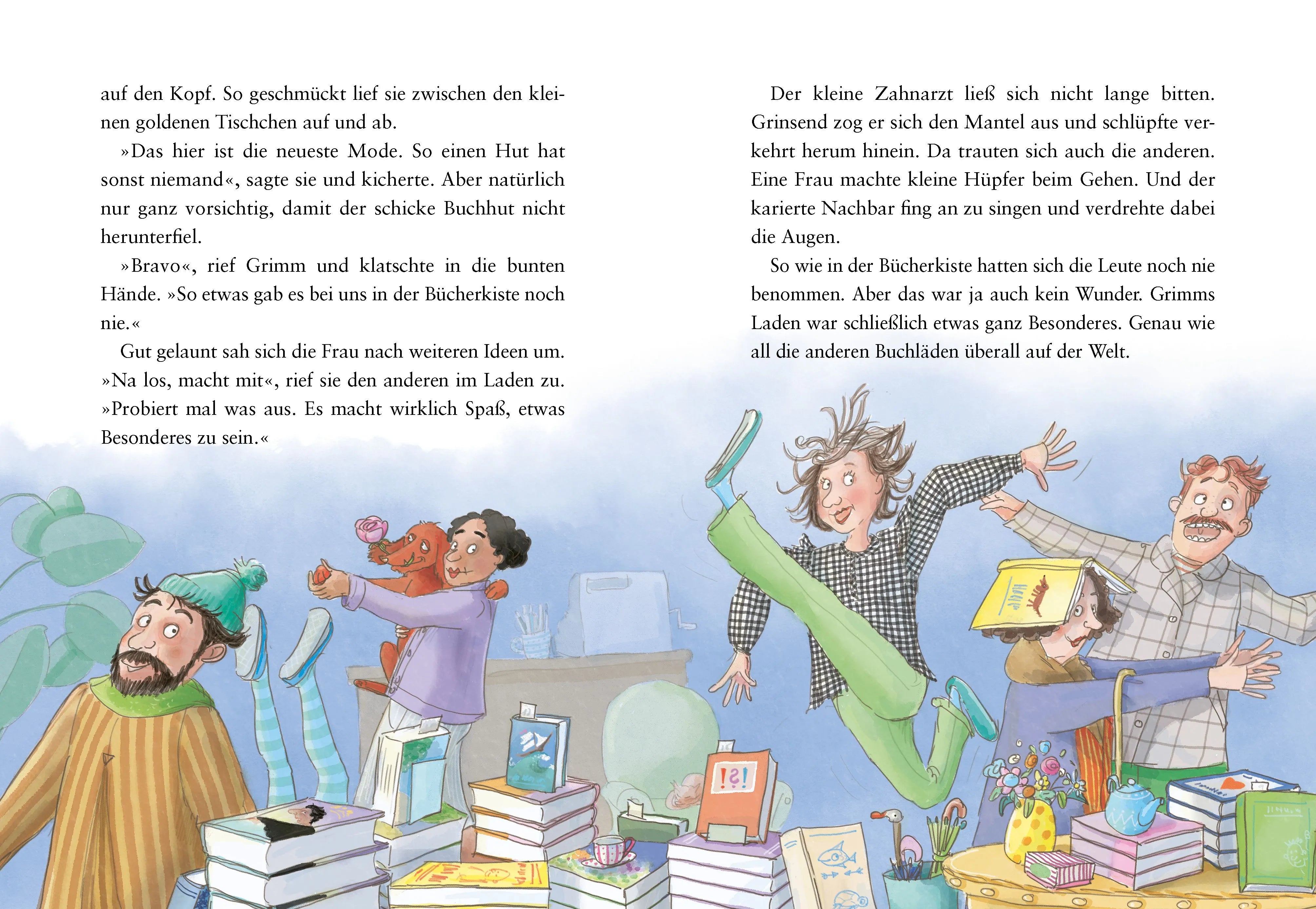 Detailansicht: Grimm und Möhrchen – Besuch von Tante Camembert (Hardcover)