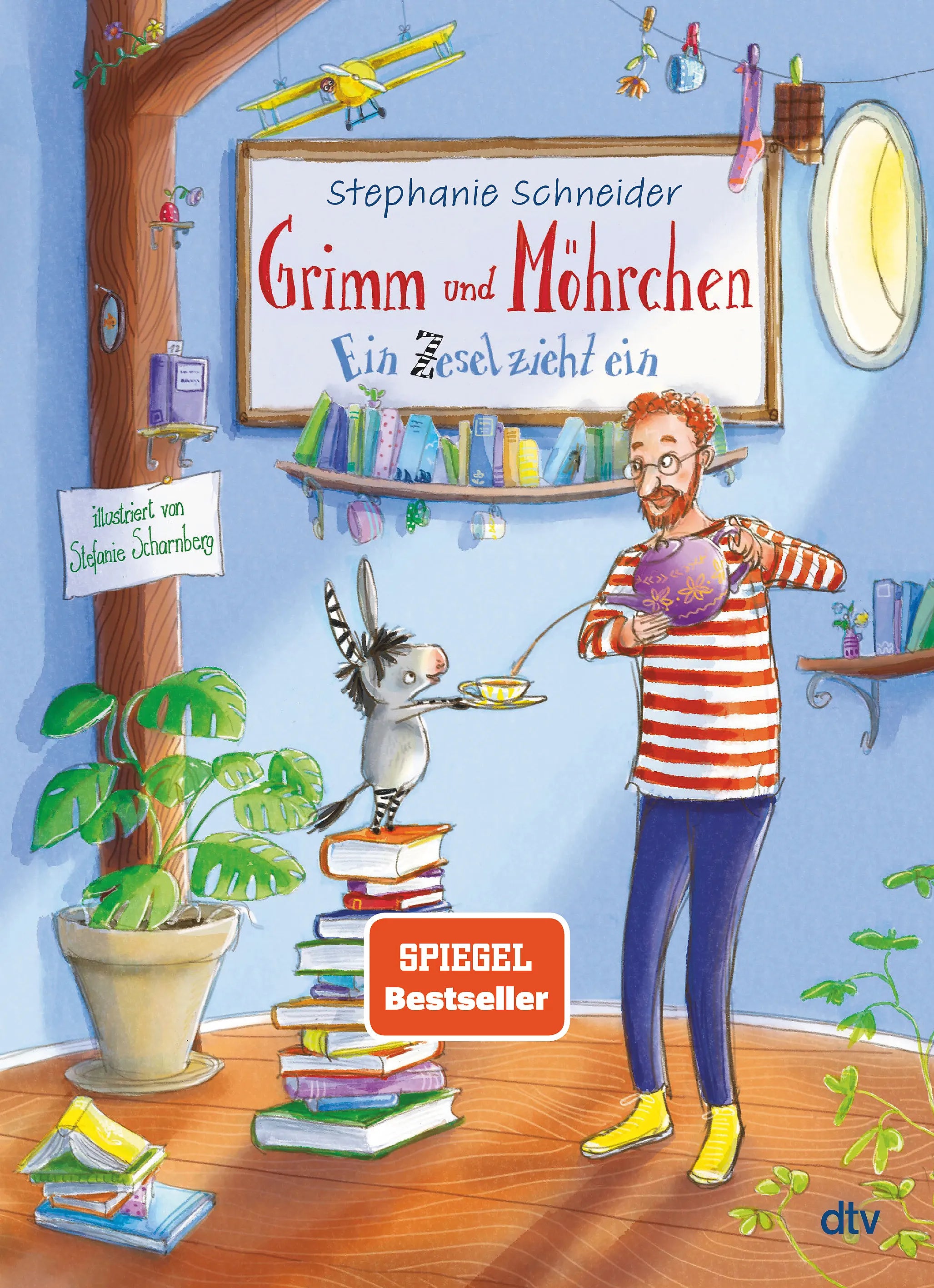 Cover: Grimm und Möhrchen – Ein Zesel zieht ein (Hardcover) von Stephanie Schneider