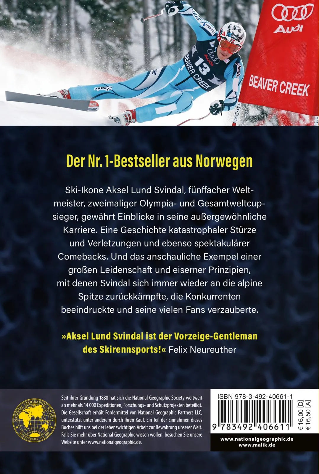 Buchrückseite von 'Größer als ich' mit Klappentext - Taschenbuch