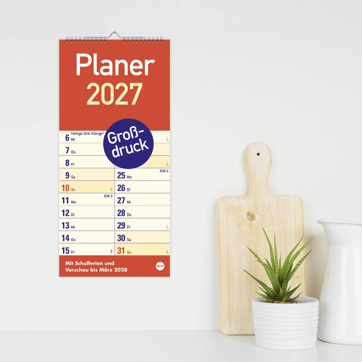Großdruck Planer 2027 – Ansicht