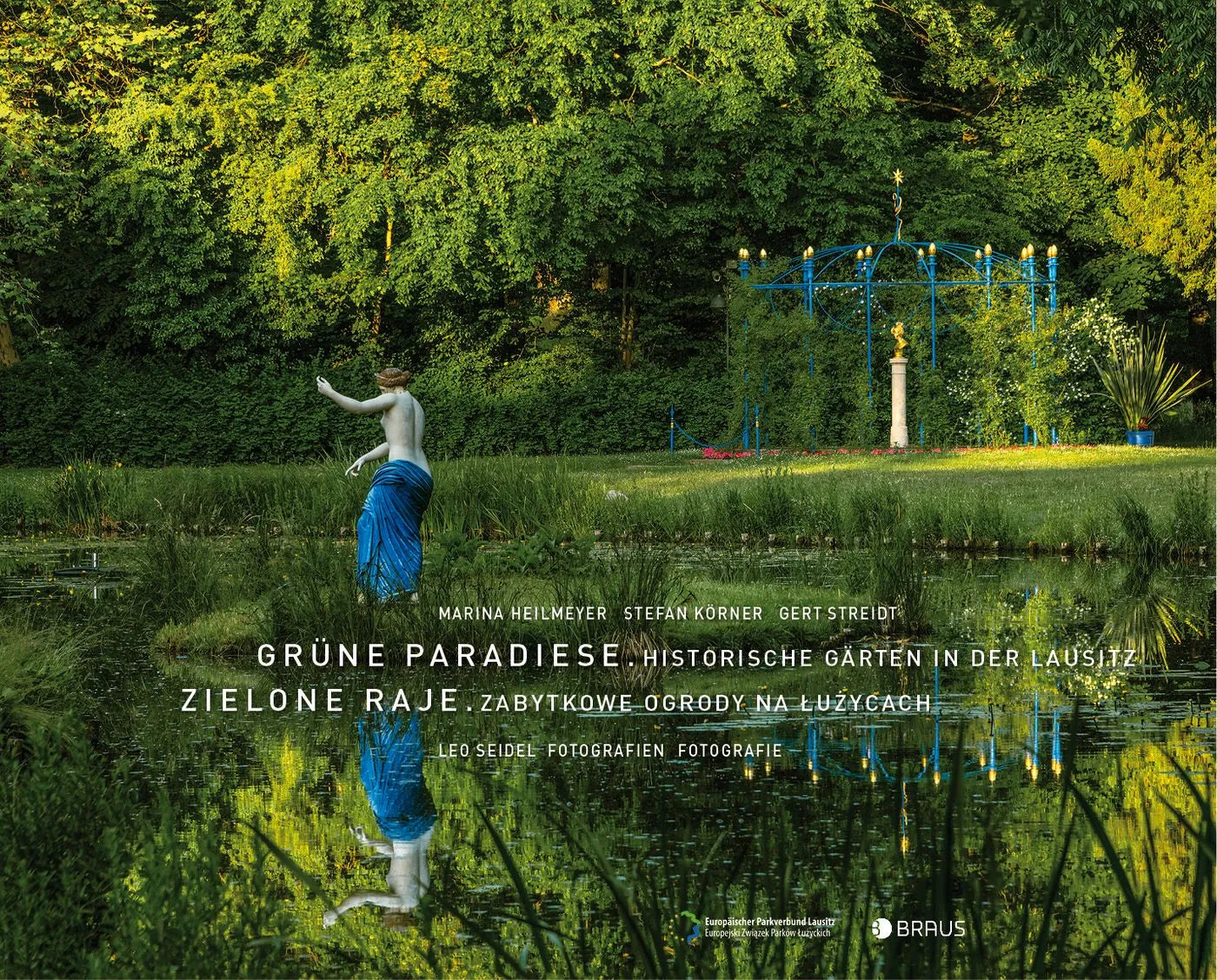 Buchcover von 'Grüne Paradiese. Historische Gärten in der Lausitz' - Gebundene Ausgabe von Gert Streidt