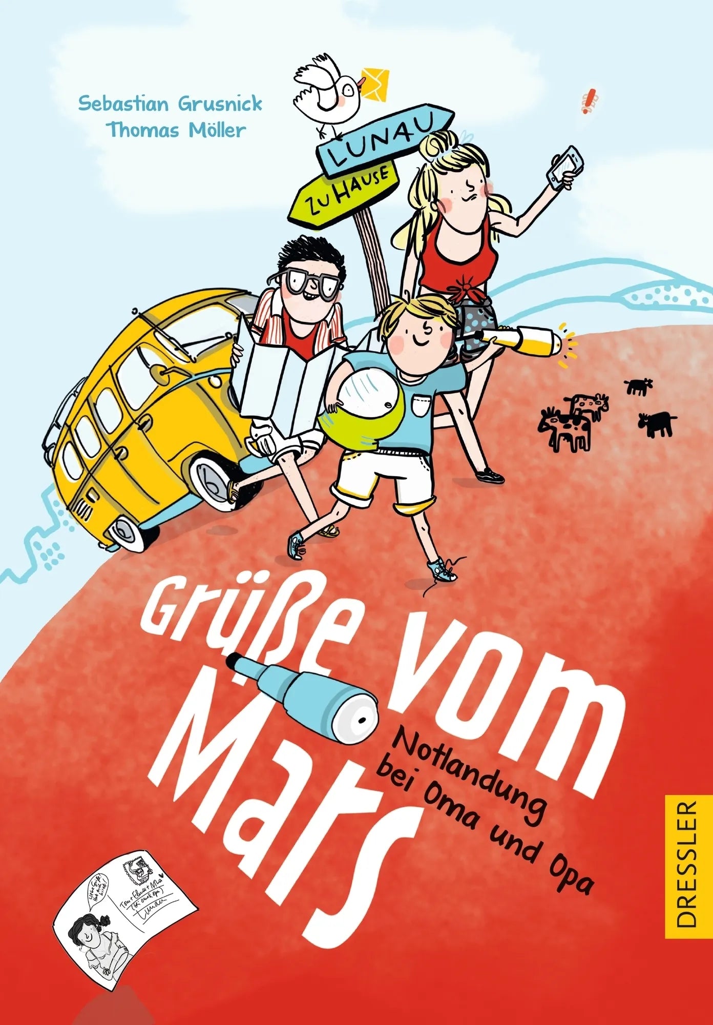 Cover: Grüße vom Mars (Hardcover) von Thomas Möller
