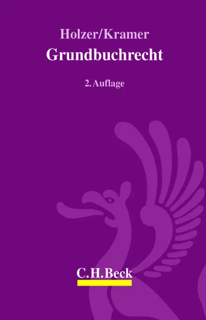 Buchcover von 'Grundbuchrecht' - Taschenbuch von Johannes Holzer