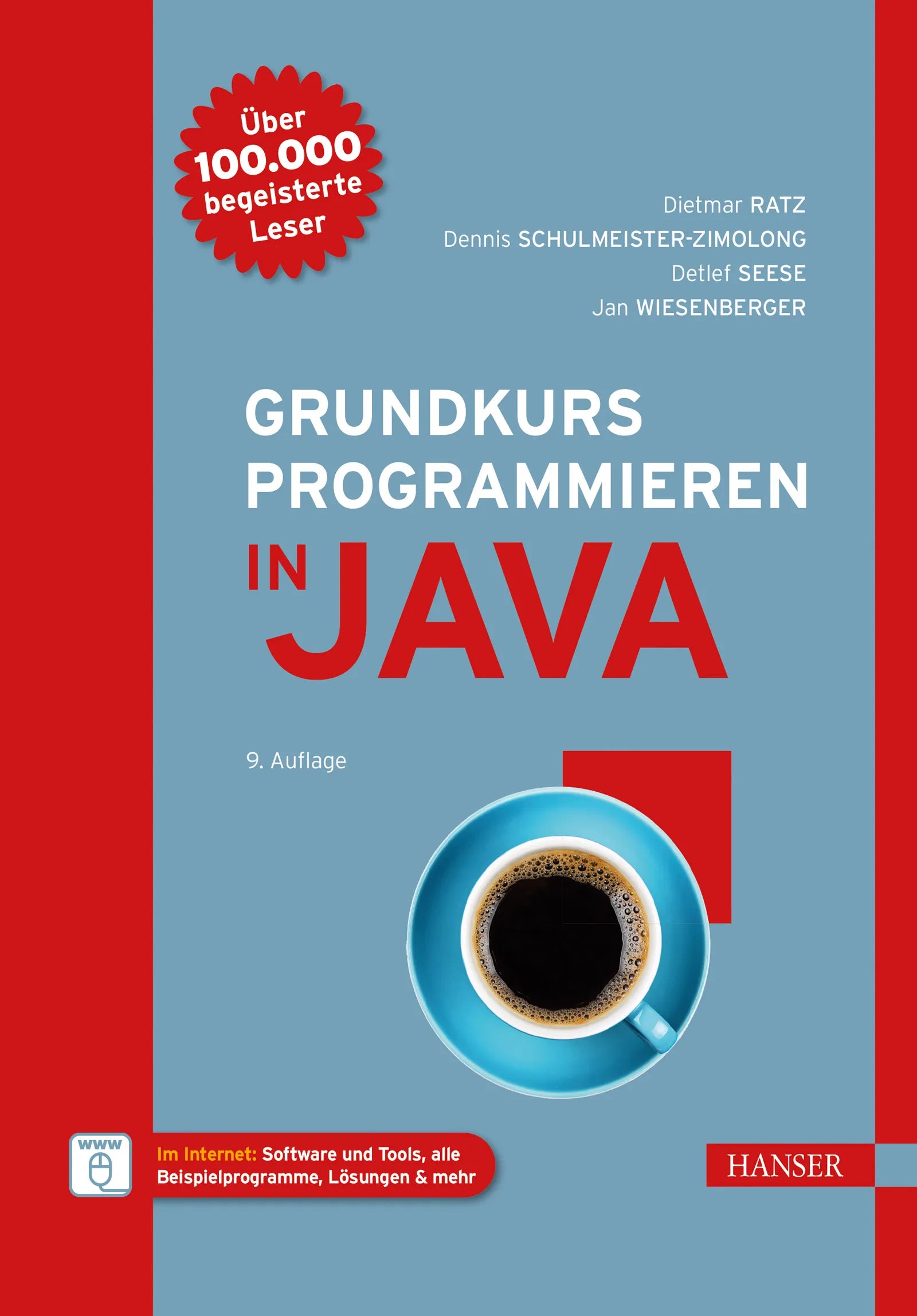 Cover: Grundkurs Programmieren in Java (E-Book) von Dietmar Ratz