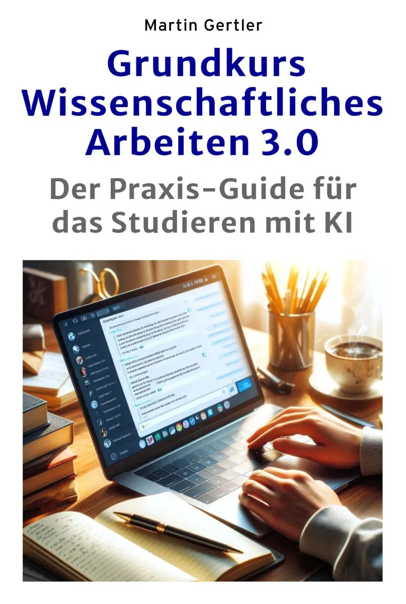 Cover: Grundkurs Wissenschaftliches Arbeiten 3.0 (E-Book) von Martin Gertler
