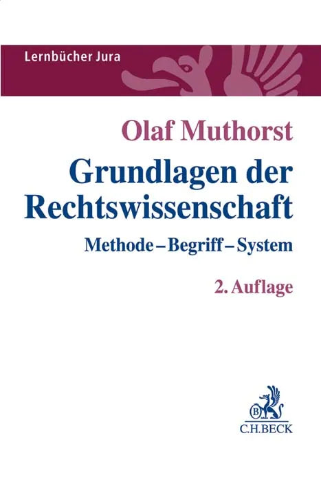Buchcover von 'Grundlagen der Rechtswissenschaft' - Taschenbuch von Olaf Muthorst