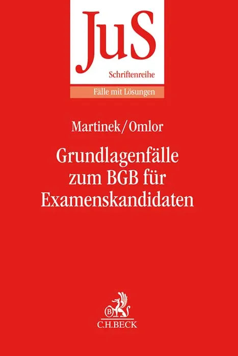 Buchcover von 'Grundlagenfälle zum BGB für Examenskandidaten' - Taschenbuch von Michael Martinek
