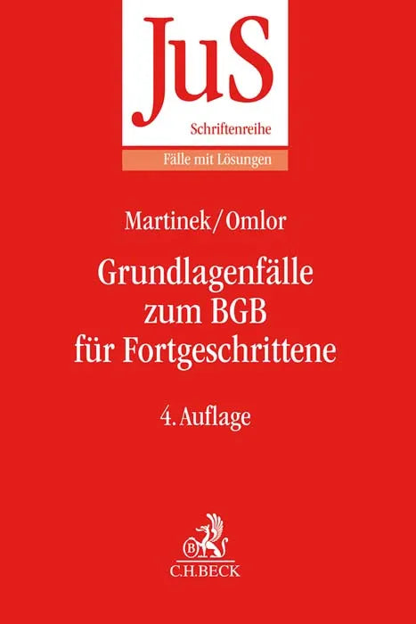 Buchcover von 'Grundlagenfälle zum BGB für Fortgeschrittene' - Taschenbuch von Michael Martinek