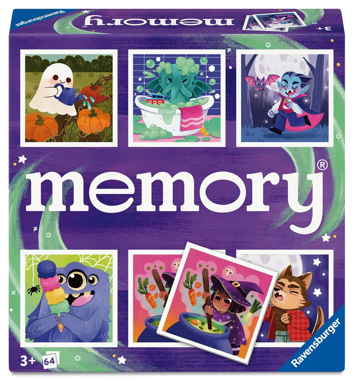 Brettspiel: Grusel memory® - Gesellschaftsspiel & Brettspiel ab 3 Jahre
