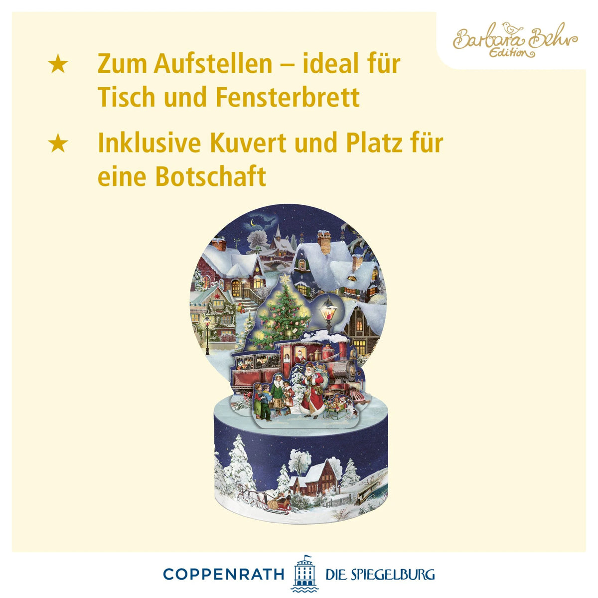 Grußkarten-Adventskalender – Adventszauber (Pop-up) – Ansicht