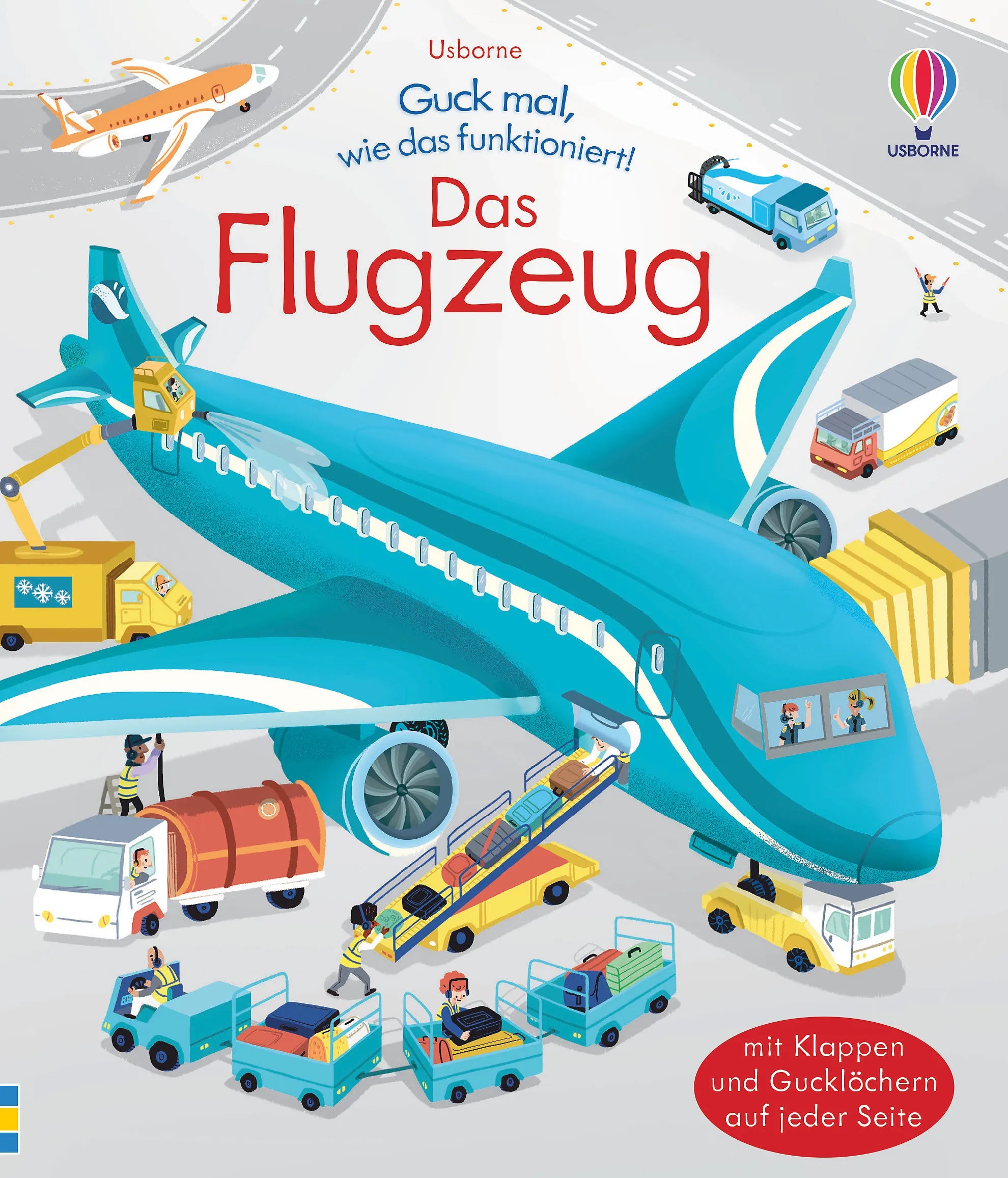 Buchcover von 'Guck mal, wie das funktioniert! Das Flugzeug' - Gebundene Ausgabe von Lara Bryan
