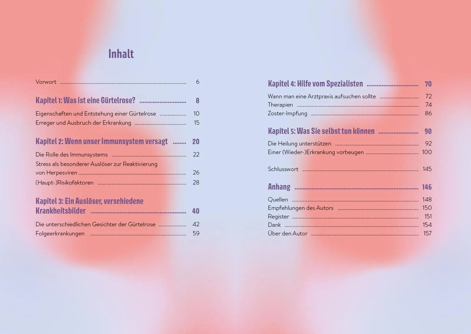 Innenansicht von 'Gürtelrose' - Taschenbuch