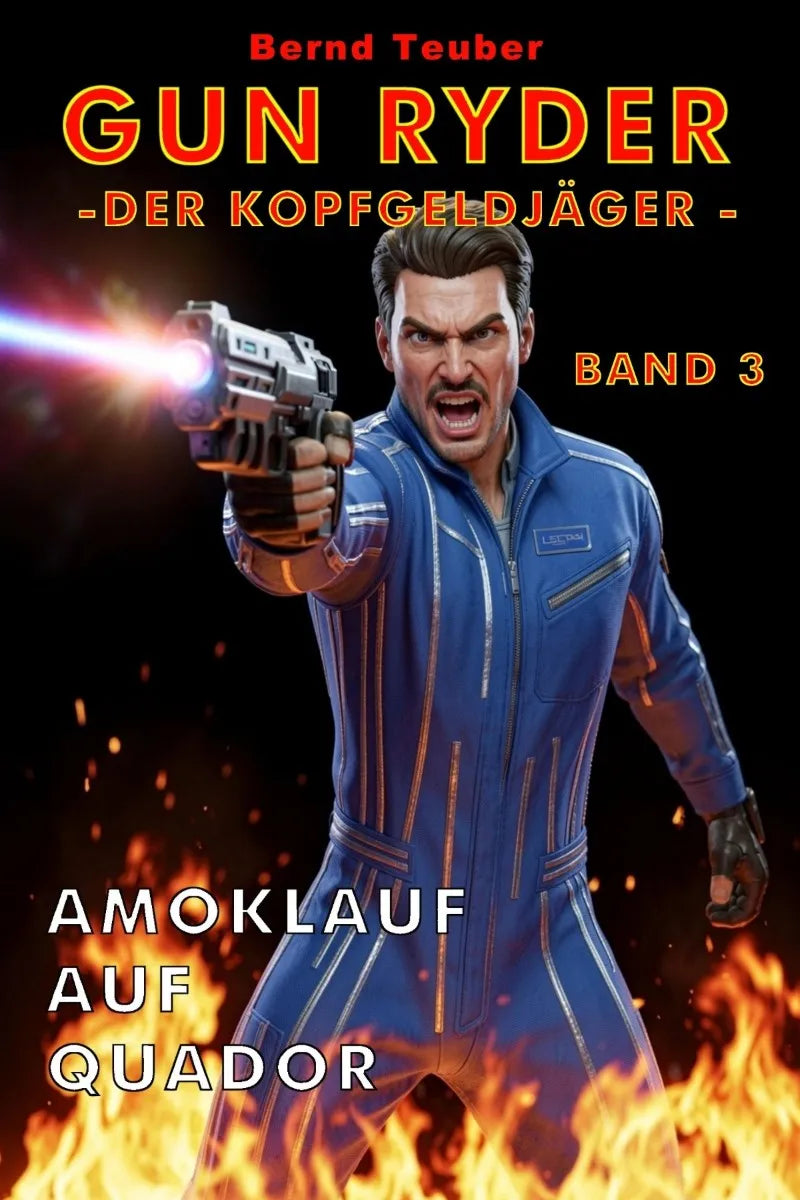 Cover: Gun Ryder - Der Kopfgeldjäger - Band 3: Amoklauf auf Quador (E-Book) von Bernd Teuber