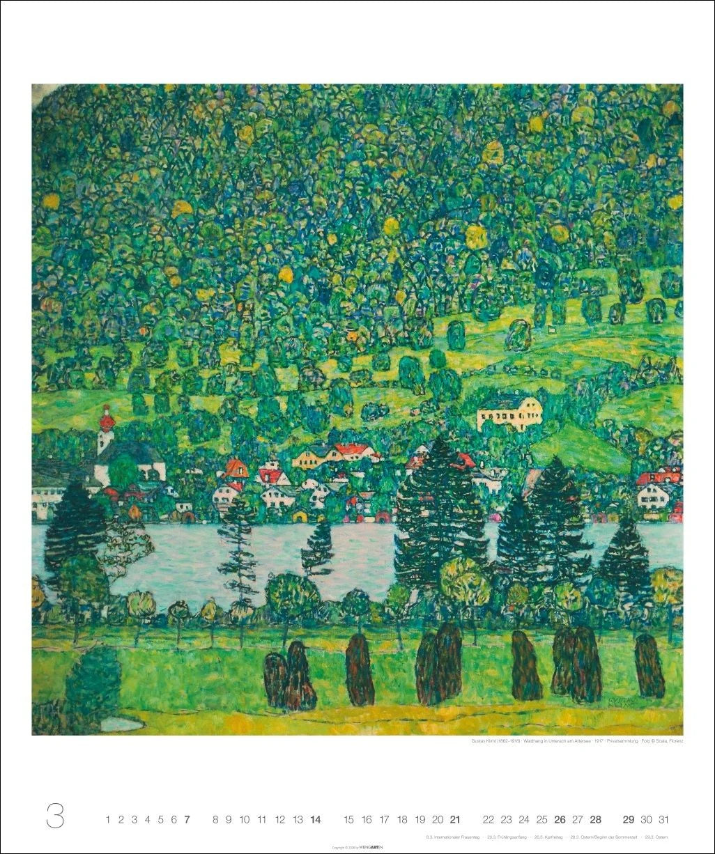 Gustav Klimt Edition Kalender 2027 – Ansicht
