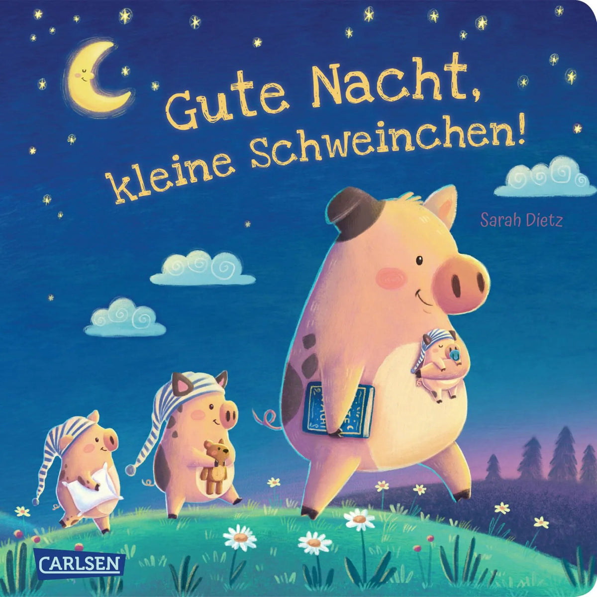 Detailansicht: Gute Nacht, kleine Schweinchen! (Hardcover)