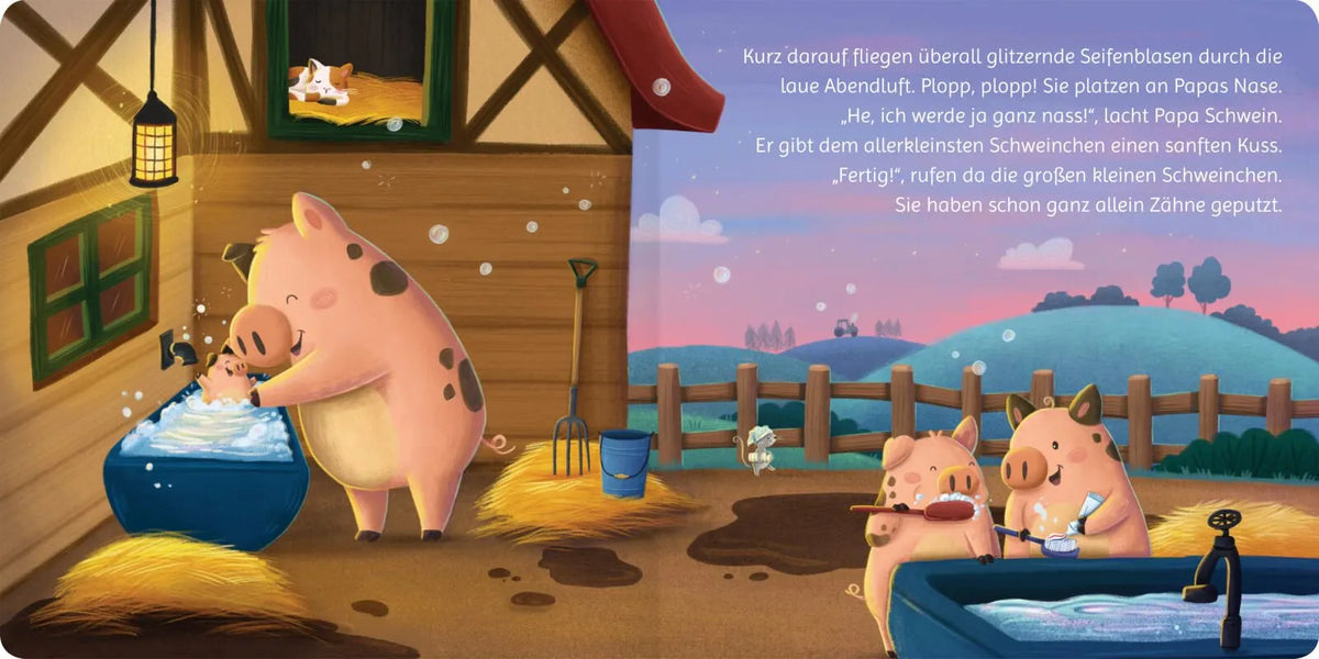 Detailansicht: Gute Nacht, kleine Schweinchen! (Hardcover)