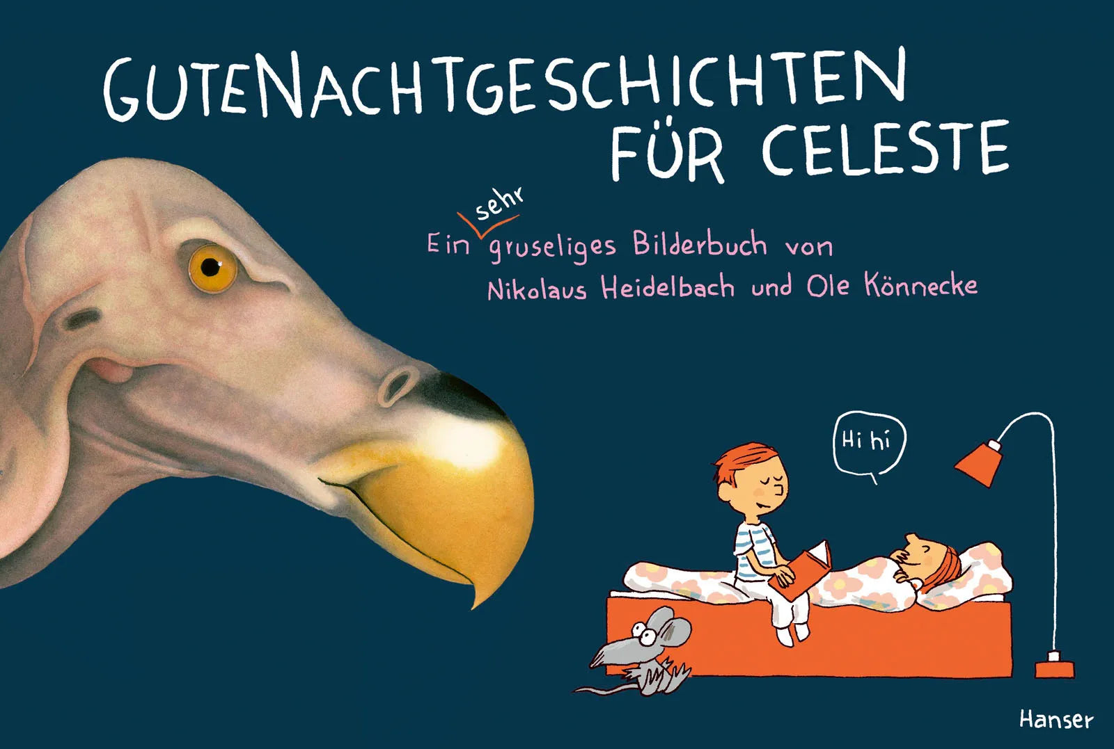 Buchcover von 'Gutenachtgeschichten für Celeste' - Gebundene Ausgabe von Nikolaus Heidelbach