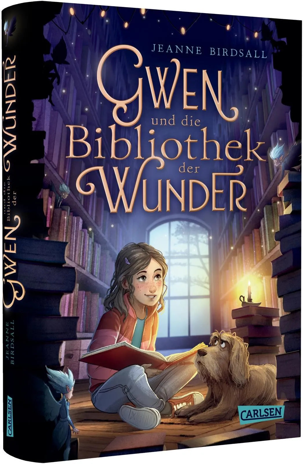 Cover: Gwen und die Bibliothek der Wunder (Hardcover) von Jeanne Birdsall